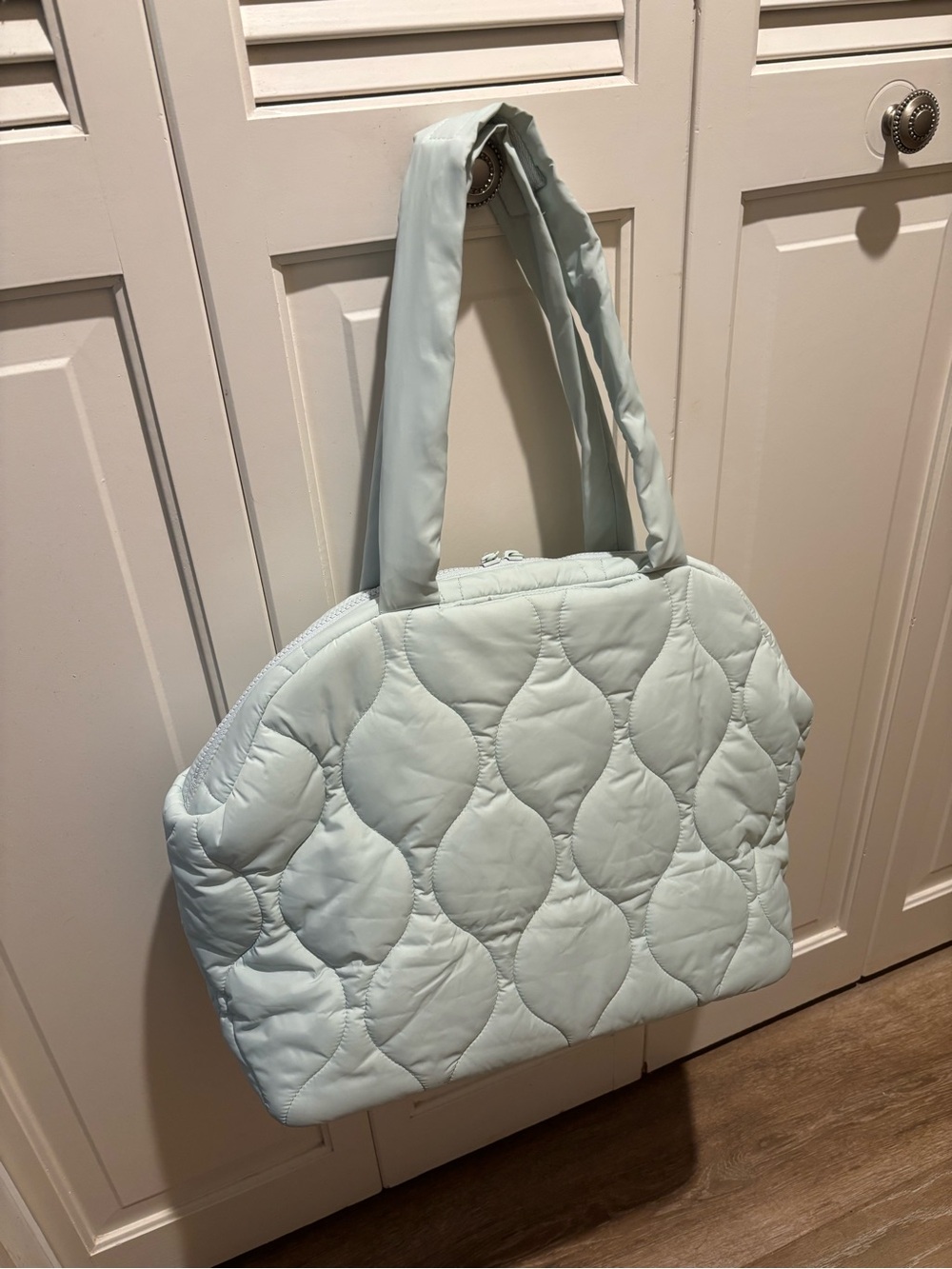 Vera Bradley Featherweight Tote Bag in Cool Mint - Picture 2 of 11